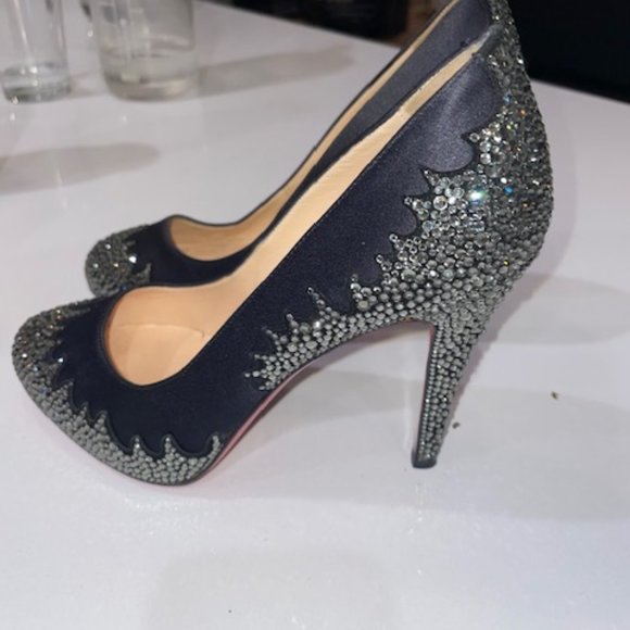 Christian Louboutins with Crystal Flame - Picture 2 of 7